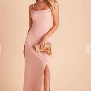 Dusty rose Birdy Grey bridesmaid dress